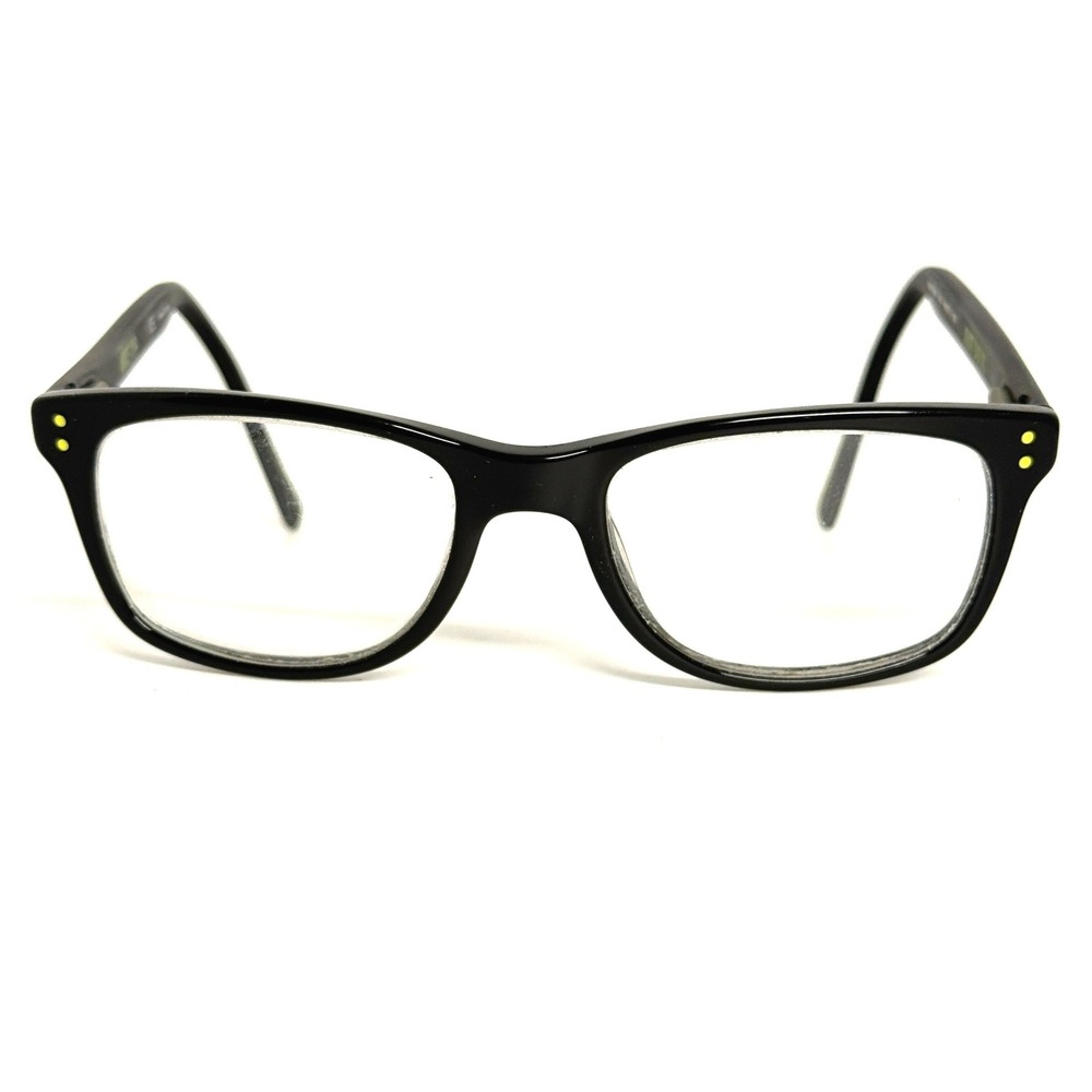 Nike 5538 010 Black Eyeglasses Frames 49-17-135‎ Just Do It Logo Rectangle Kids
